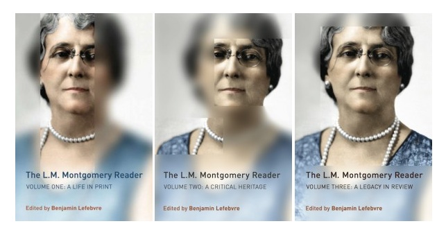 Covers of /The L.M. Montgomery Reader/ (3 vols.)